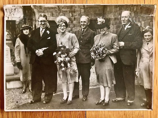 1942 wedding photo