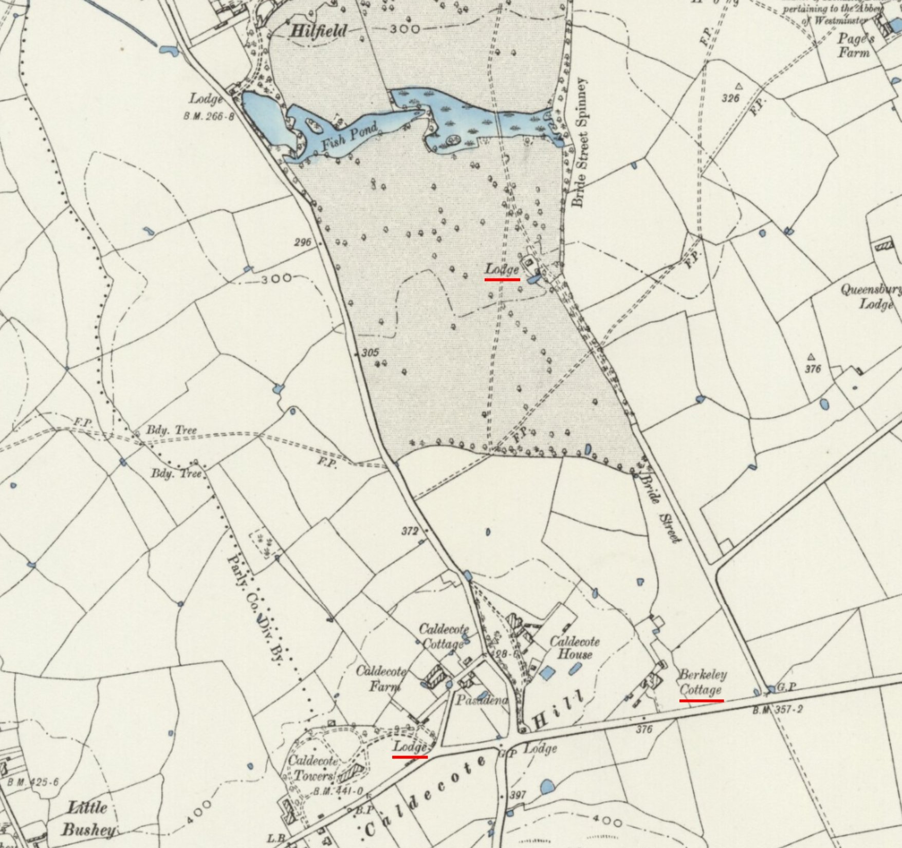 1899-Ordnance Survey 6 inch map Middlesex V.NE (detail) - National Library of Scotland